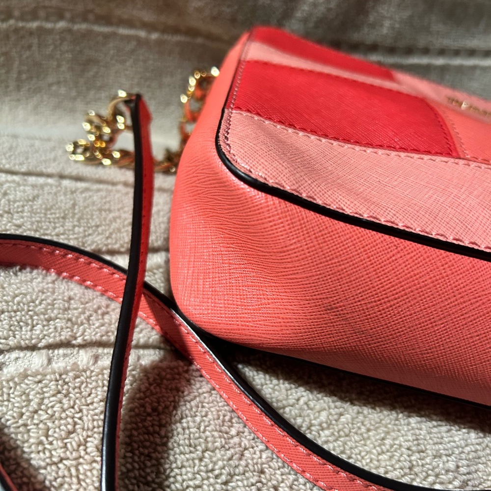 Michael Kors Pink Leather Patchwork Grapefruit Cr… - image 4